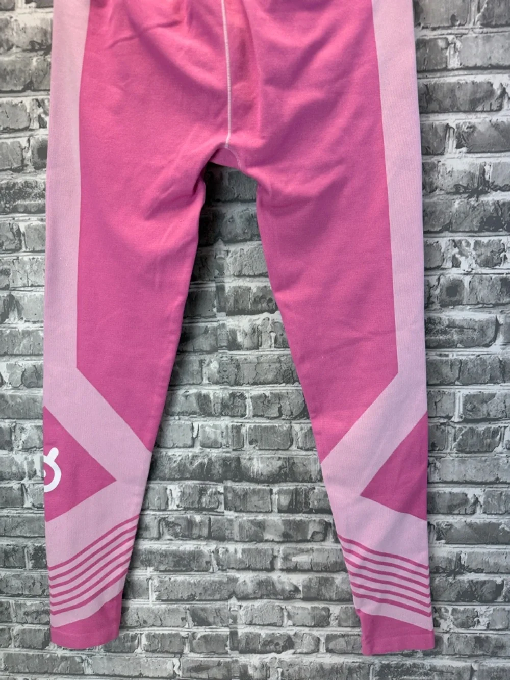 Peloton Pink Colorblock High-Waist Leggings - Picture 6 of 9